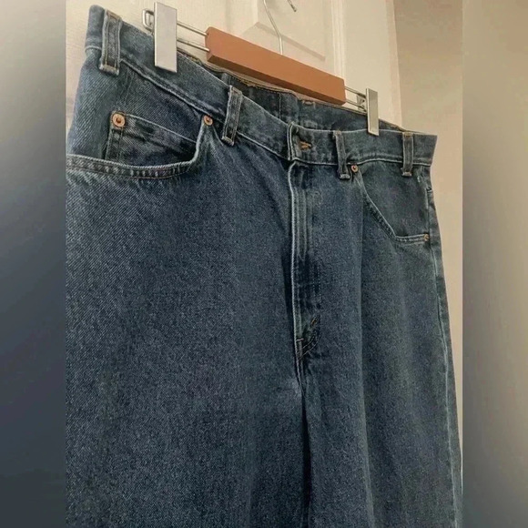 Levi’s men’s orange tab  size 36/30 mid wash straight leg denim jeans - Picture 6 of 8